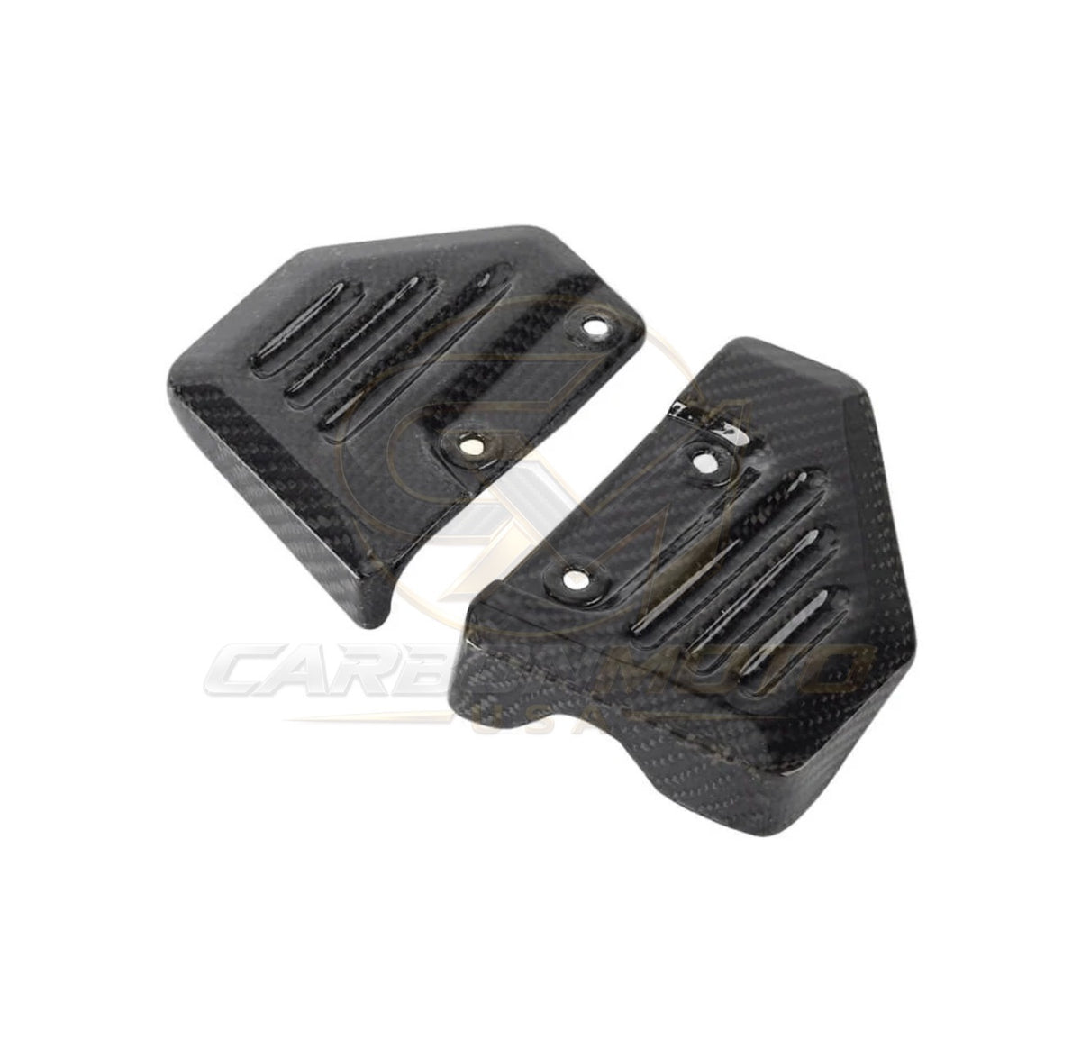 Harley Davidson Pan America Carbon Fiber Heel Guards Vented