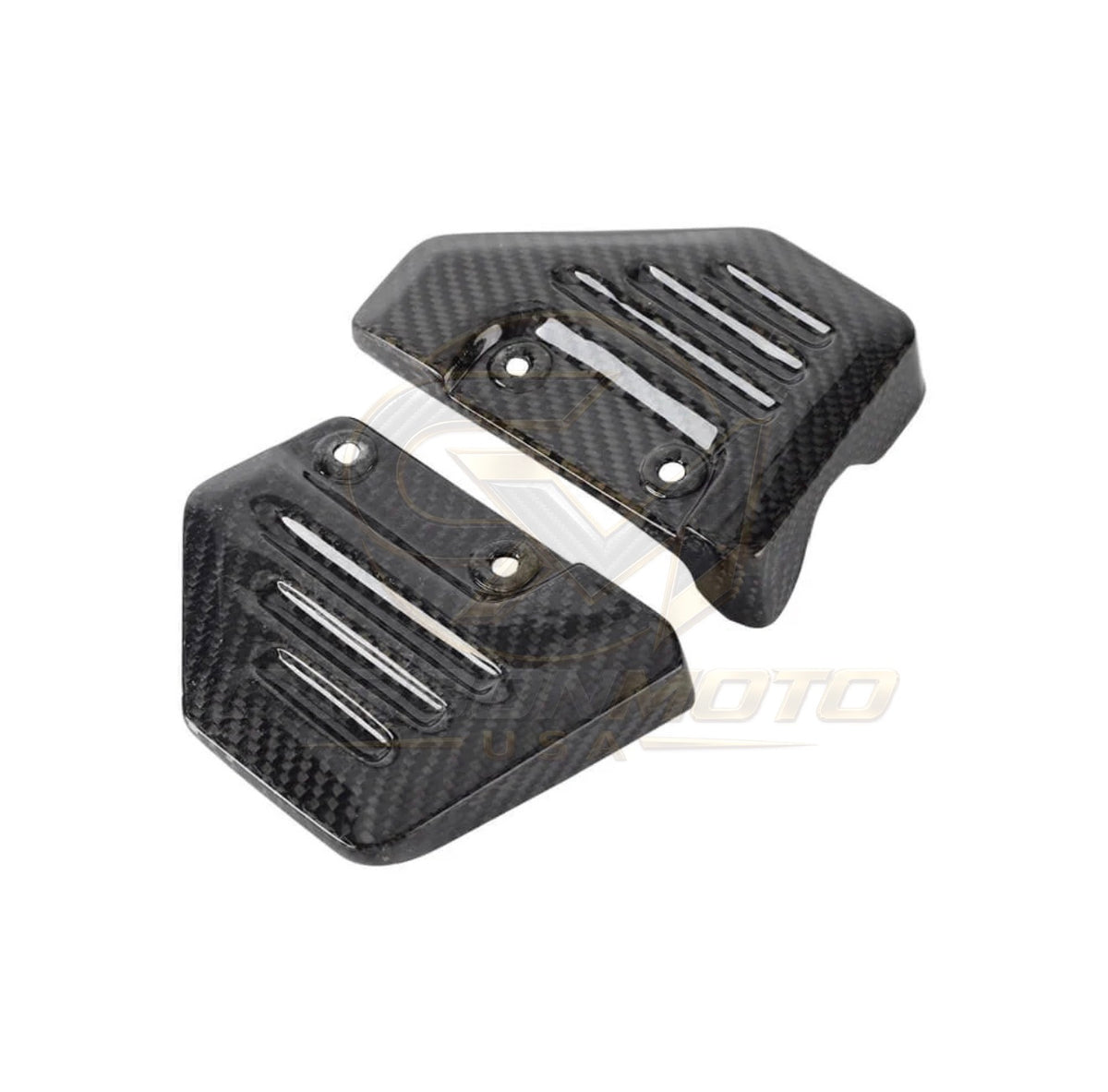 Harley Davidson Pan America Carbon Fiber Heel Guards Vented