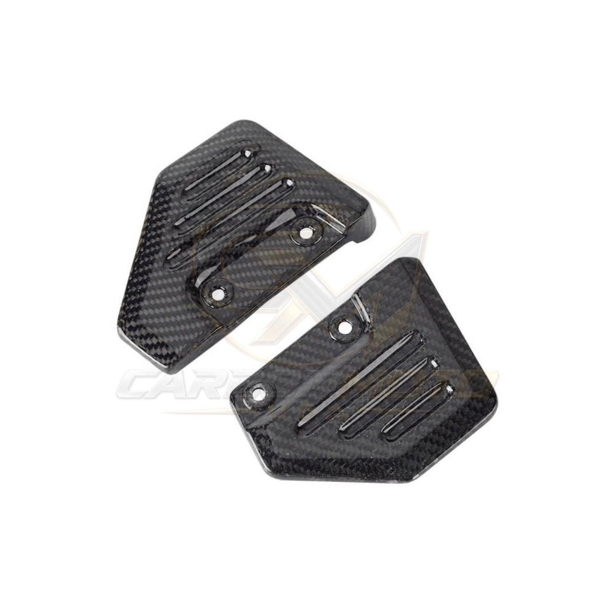 Harley Davidson Pan America Carbon Fiber Heel Guards Vented