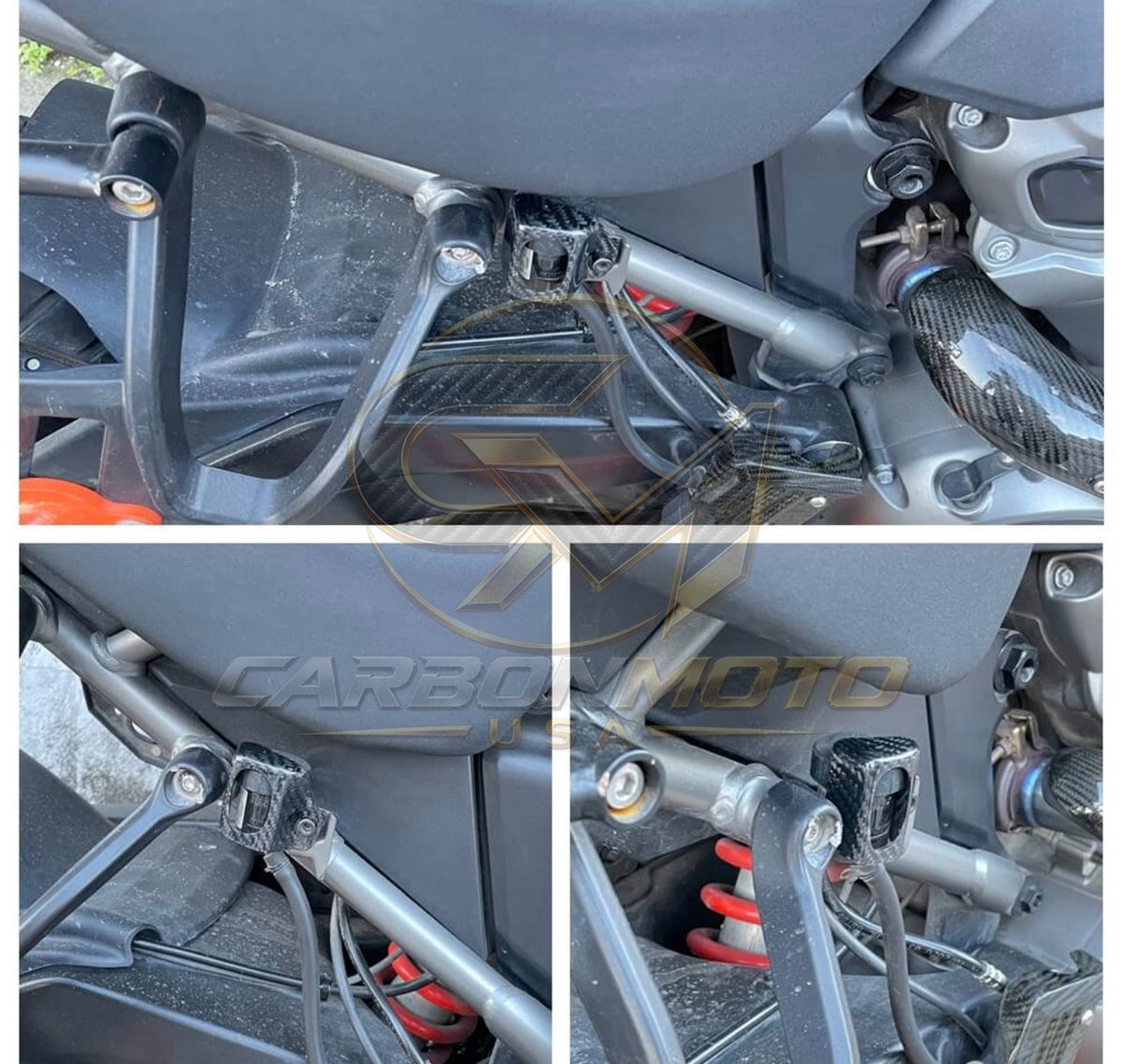 Harley Davidson Pan America Carbon Fiber Brake Reservoir Cover